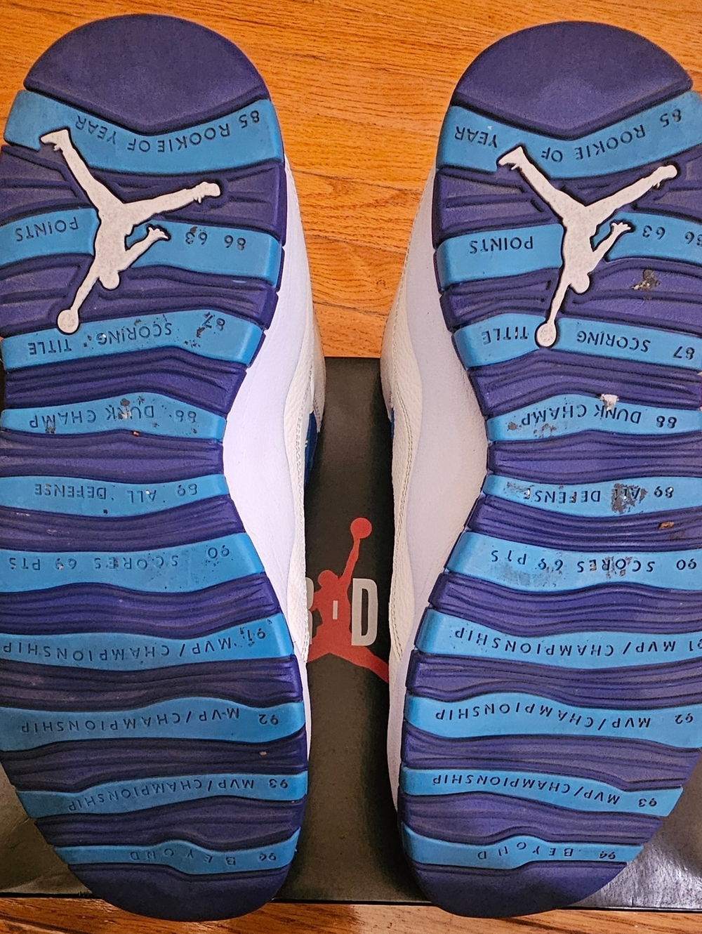 Air Jordan 10 Retro "Charlotte Hornets"  (2016) Men's Size 12 - Picture 9 of 12